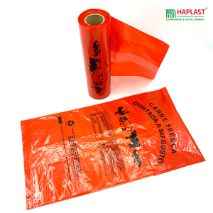 Venta al por mayor personalizado impreso rojo bolsa de embalaje de alimentos pan pastel galletas bolsa de embalaje LDPE bolsas de plástico polivinílico en rollo - Product Image 4