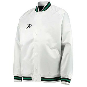 Chaqueta de béisbol de satén con bordado personalizado al por mayor 2025, MATERIAL PERSONALIZADO de manga larga para invierno - Product Image 3