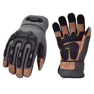 Gants de mécanicien en cuir robustes gants de travail lavables protecteur huile gaz usine main de sécurité gants de mécanicien en cuir unisexe - Product Image 2
