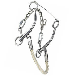 Bocados para Caballos de Calidad Profesional, Hackamore Ecuestre de Acero Inoxidable, Reutilizables, Personalizables, Tamaños y Colores a Medida, Opción de Logotipo OEM, Marca - Product Image 5