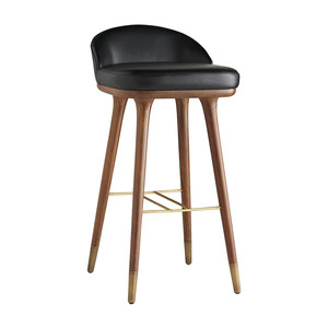 Chaises de bar hautes de qualité supérieure en bois durable, meubles de bar pour la maison, style européen moderne, chaise de bar de restaurant - Product Image 4