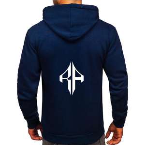 เสื้อฮู้ดแบบสวมหัวของผู้ชายผ้าคอตตอนพิมพ์ลายซิลค์สกรีน100% วัสดุผ้าคอตต้อนโลโก้ตามสั่ง - Product Image 2