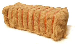 Haute qualité 100% balles de fibre de coco naturelle fibre de coco pour tapis de tissage prix de gros pour Coco Coir - Product Image 1