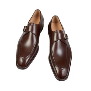 Chaussures de mariage décontractées pour hommes en cuir véritable, fabriquées à la main, de haute qualité, pour le travail, service OEM personnalisé, toutes tailles disponibles - Product Image 1