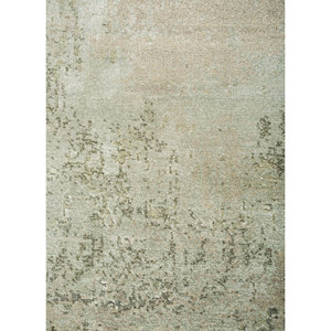 Alfombra Kavi Green de Lana y Seda de Bambú Anudada a Mano, Colección Afterglow, Patrón Abstracto para Decoración del Hogar - Alfombras Jaipur US - Product Image 3