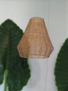 โคมไฟติดเพดาน,โคมไฟหวายทรงกรวยสานด้วยมือหลากสีโคมไฟหวายเวียดนาม - Product Image 3