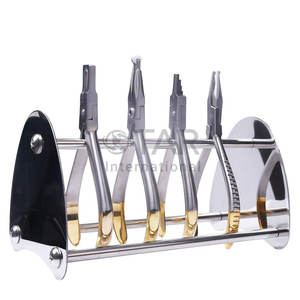 Pinces orthodontiques dentaires support de support en acier inoxydable pinces organisateur support Instruments orthodontiques outils de fabrication de bijoux - Product Image 1