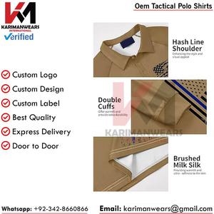 Polo de Manga Corta para Hombre, Tejido Suave de Polialgodón, Resistente a las Arrugas, Estilo Casual, Cómodo y Versátil - Product Image 5