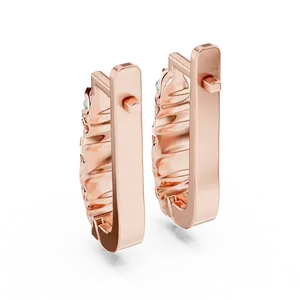 Clarté VVS inégalée Couleur D Diamants ronds en argent 925 et plaqué or Boucles d'oreilles - Product Image 2