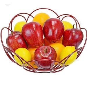 Cesta de Alambre Metálica con Recubrimiento de Polvo Blanco para Almacenamiento en la Cocina, Forma Personalizable, Cesta de Almacenamiento de 2 Niveles, Estilo Único - Product Image 6