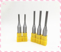 מקדח כרסום ישר דו-שיני TCT 55HRC ניתן להתאמה אישית, מקדחי CNC 3-10 מ\\\"מ לעיבוד עץ, תמיכה ב-ODM ו-OEM