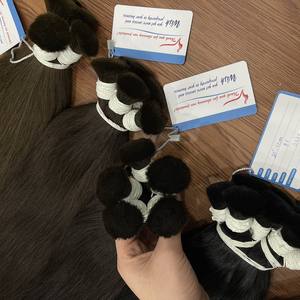 Couleur en vrac faisceau de cheveux naturel droit Vietnam cheveux humains brut vietnamien faisceau de cheveux - Product Image 1