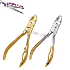 Coupe-ongles en acier inoxydable demi-doré de taille personnalisée coupe-ongles incarnés pour bébé à usage intensif podologie podologie ongles doigts - Product Image 5