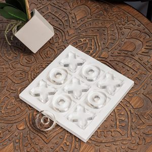 Juego de madera de buena calidad con acrílico Tic-Tac-Toe de madera con tablero de juego acrílico para niños de Target World - Product Image 5