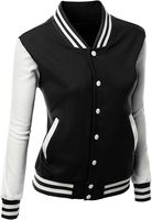 Jaket Varsity Wanita Custom Made Bordir Wol Pola Huruf Tahan Angin Pewarnaan OEM Regular Bomber Katun Shell Poliester