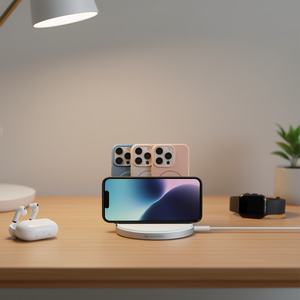 Étui magnétique en TPU+PC à finition miroir haute brillance pour téléphone portable S25 Ultra - Product Image 2