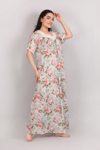 ชุดนอนเซ็กซี่สำหรับผู้หญิงชุดราตรียาวผ้าฝ้ายแห้งเร็วระบายอากาศได้ดีตลอดฤดูแฟชั่นทันสมัย - Product Image 4