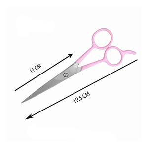 Bé màu hồng xử lý tóc kéo làm tóc kéo Đức lưỡi thép Kinh Tế cắt tóc kéo với phần còn lại sửa chữa - Product Image 3