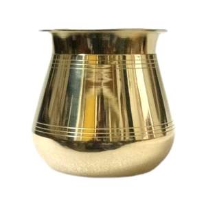 ทองเหลือง lota สำหรับ Puja สำรวจทองเหลือง Kalash สำหรับ pooja lota ศักดิ์สิทธิ์ - Product Image 3