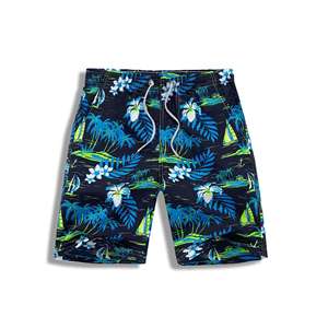 Suministro de fábrica Ropa de playa Ropa deportiva informal Hombres Mujeres Pantalones cortos de playa estampados Pantalones cortos de baño de secado rápido para parejas - Product Image 5