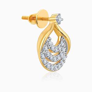 Pendientes de oro Moonbeam Diamond - Product Image 6