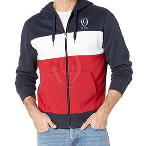 Sudaderas con cremallera para hombre recién llegadas de alta calidad, nuevas tendencias básicas, sudaderas con cremallera para hombre mezcladas con algodón - Product Image 4