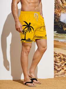 Shorts de sublimation en promotion – Logo personnalisé, décontractés d'été, respirants, taille haute, avec cordon de serrage, impression par transfert thermique, motif personnalisé - Product Image 3