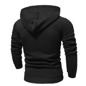 Sudadera con Capucha para Hombre, Diseño Nuevo, Algodón Grueso, Estilo Francés, Holgada, Estilo Urbano, Hombros Caídos, Lisa - Product Image 2