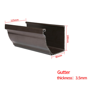 China Factory <span class=keywords><strong>PVC</strong></span> Rain Gutter Building's Roofing Sistema <span class=keywords><strong>de</strong></span> drenaje <span class=keywords><strong>de</strong></span> agua <span class=keywords><strong>de</strong></span> lluvia <span class=keywords><strong>PVC</strong></span> Gutter Water Collector and Downpipe - Product Image 4
