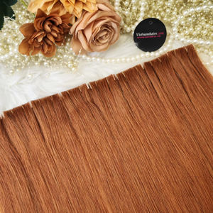 Extensiones de cinta Invisible de cutícula completa de cabello virgen vietnamita 100% de alta calidad más vendidas - Product Image 1
