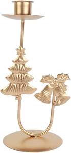 Nuevo diseño T Light Holder Mesa de hierro Decoración Vela Tarro Navidad Forma única Personalizado Boda Vela palos al por mayor - Product Image 5