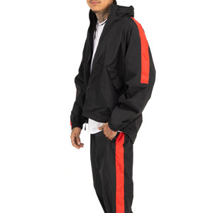 Vêtements OEM Veste coupe-vent pour activités extérieures pluvieuses conception personnalisée coupe-vent à capuche pour hommes - Product Image 3