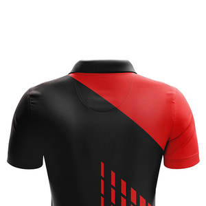 Maillot de cricket à col rabattu imprimé par sublimation, vente chaude, confortable, à manches courtes - Product Image 4