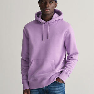 Sweats à capuche épais de luxe en coton pour hommes surdimensionnés poids lourd 100% polyester brodé sur mesure pour l'hiver - Product Image 2