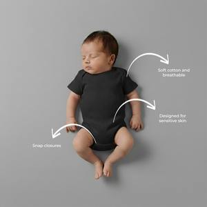 Body de Algodón Transpirable para Bebé, Body para Recién Nacidos y Niños Pequeños - Product Image 4