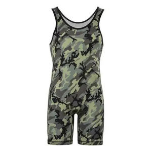 ชุดมวยปล้ำแบบยูนิเซ็กซ์ ผ้าสเตรช แห้งเร็ว น้ำหนักเบา ผลิตตามสั่ง ยั่งยืน เหมาะสำหรับการฝึกซ้อมในยิม ยกน้ำหนัก เพิ่มพลัง - Product Image 3