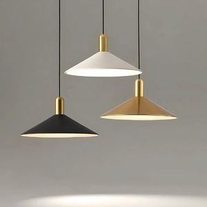 Lampe suspendue en métal avec hauteur réglable pour une utilisation polyvalente dans la cuisine, la salle à manger et les espaces de vie - Product Image 2