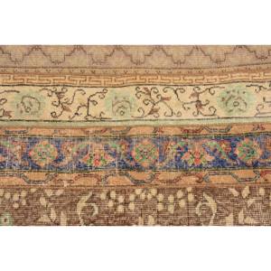 Vintage 24x45ft Style Bohème Grand Rectangle Tapis Brun Beige Turc Design Classique Patchwork Motif Laine Latex pour - Product Image 5