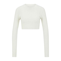 Top Corto de Moda para Mujer con Cintas de Encaje y Lentejuelas, 100% Algodón, Personalizable, Venta al Por Mayor, Sexy