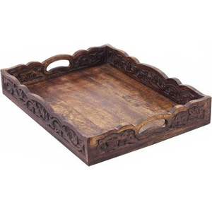 Juego de servicio de madera de diseño clásico hecho a mano de 3 con precio extremo para porciones de cena planas para el hogar - Product Image 5