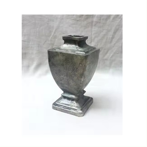 Floreros con acabado antiguo de metal para decoración del hogar Maceta de nuevo diseño para decoración de fiesta de boda Artículo a precio barato - Product Image 5