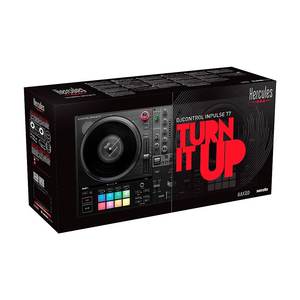 Controlador de DJ Motorizado de 2 Canales Hercules - DJControl Inpulse T7 - Negro - Product Image 1