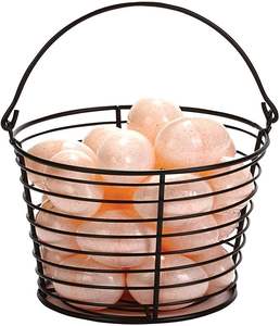 Corbeille à fruits moderne en métal noir mat |   Étagère de rangement de cuisine empilable à 2 niveaux |   Présentoir décoratif pour pain et légumes sur comptoir - Product Image 2