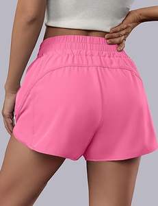 Pantalones cortos de cintura alta para mujer, ropa deportiva transpirable a la moda de verano, ropa de calle informal personalizada, ropa de marca de moda - Product Image 4