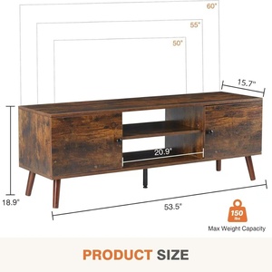 <span class=keywords><strong>Meuble</strong></span> de rangement <span class=keywords><strong>pour</strong></span> tourne-disque de style Mid-Century Modern, en bois, avec espace de rangement <span class=keywords><strong>pour</strong></span> vinyles, petite console multimédia, <span class=keywords><strong>meuble</strong></span> TV <span class=keywords><strong>pour</strong></span> salon et chambre - Product Image 2