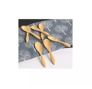 Cuillère en bois de Style moderne cuillère à café à sel cuillère à mesurer en bois couverts outils de cuisine cuillère en bois riz soupe Mini serveur - Product Image 2