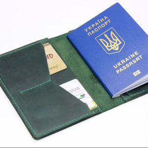 Porte-passeport long en cuir véritable antivol et accessoires de voyage PTH-0033 - Product Image 1