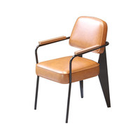 Ensemble de tables et chaises de restaurant modernes, fauteuils rembourrés avec pieds en métal pour café, bistrot, salon de thé, mobilier commercial