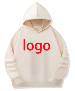 Sudaderas con capucha de algodón grueso de alta calidad para hombre Logotipo personalizado Sudadera con capucha de gran tamaño para hombre en blanco - Product Image 6