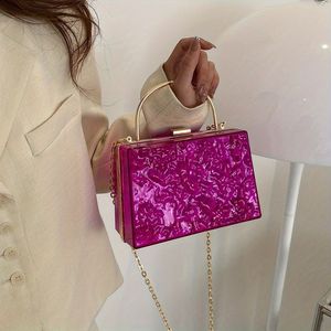 Sac à main de luxe de haute qualité, fermeture à glissière en strass brodés, en résine colorée, lien, fermeture à bouton, été, meilleur prix - Product Image 4